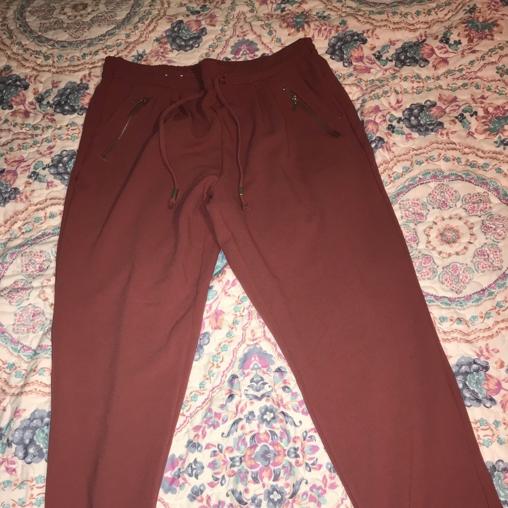 Mauve dress pant